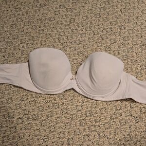 Elegant Cream Strapless Bra